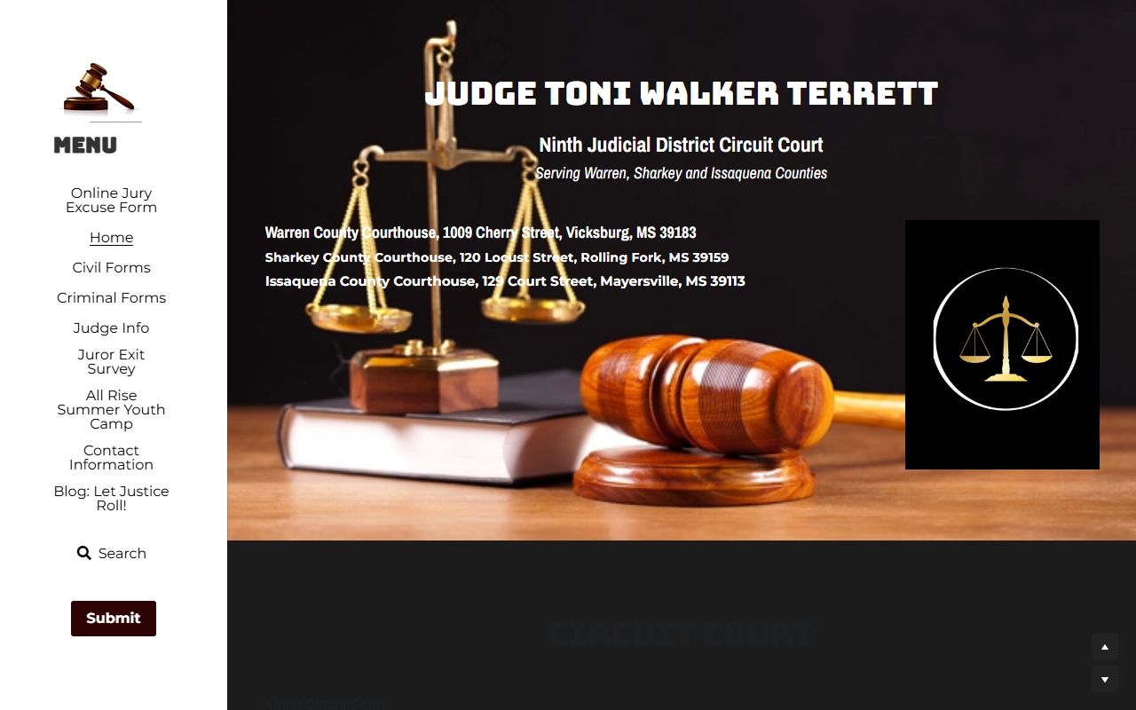 Issaquena County court records Ninth Circuit Judge Terrett page