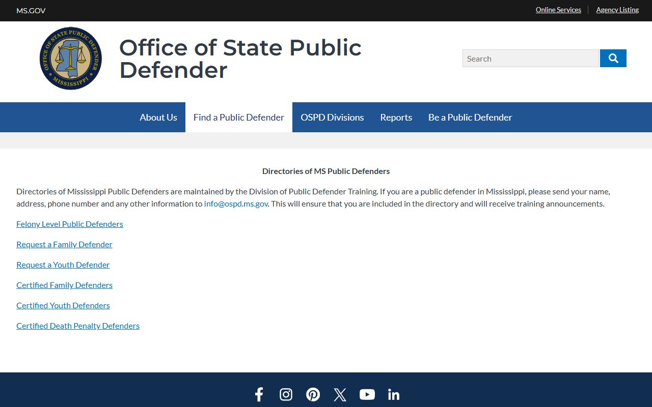 Issaquena County criminal court records and the public defender directory